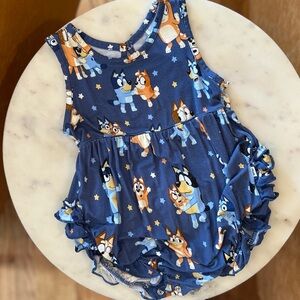 12-18m Little Sleepies Dance Party Bluey Bubble Romper